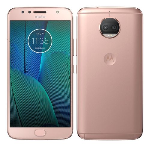 Celular Smartphone Motorola Moto G5s Plus Xt1802 32gb Dourado - Dual Chip