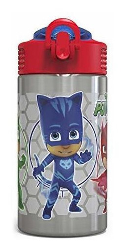 Contenedor Zak Designs Pj Masks Botella De Agua Para Niños 