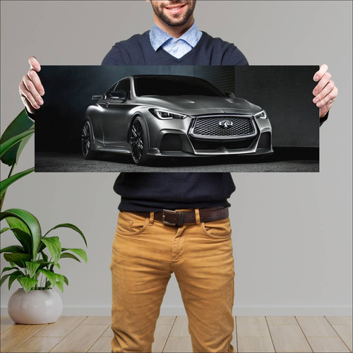 Cuadro 30x80cm Auto 2017 Infiniti Q60 Project Bl 203