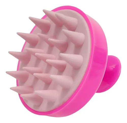 Escova Massageadora Capilar Silicone Antiqueda