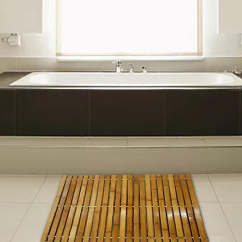 Para Alfombrilla De Baño De Madera De Bambú , Alfombrillas
