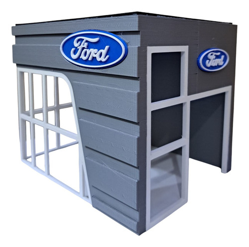 Diorama Concesionaria Para Autos A Escala 164 /143 Con Luces