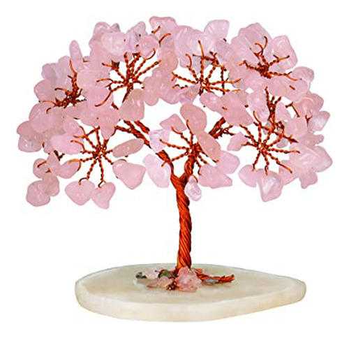 Cuarzo Rosa - Árbol De Cristal - Cristales Y Piedras - Decor