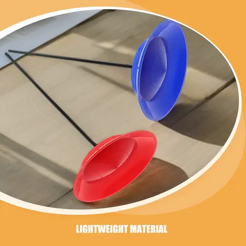Juego De Malabares De 6 Platos Con Palos – Plástico Colorido Para Practicar Equilibrio – Divertido Para Niños Y Adultos