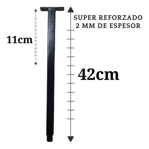 Mechero Para Estaca Asador Cruz A Gas Llama 1 Metro