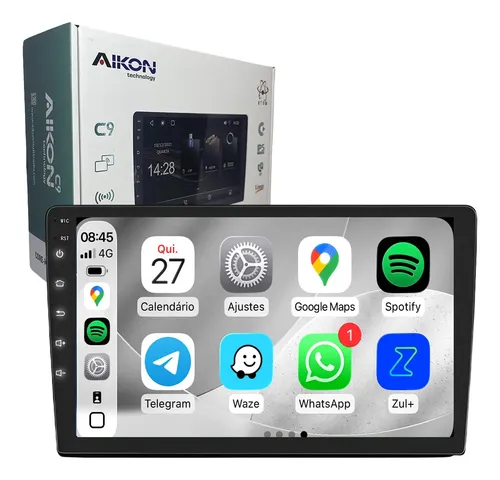 Central Multimidia 9 Polegada Aikon Atom Core Mp5 Universal