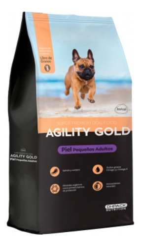 Agility Gold Piel Pequeños Adultos 3 Kg