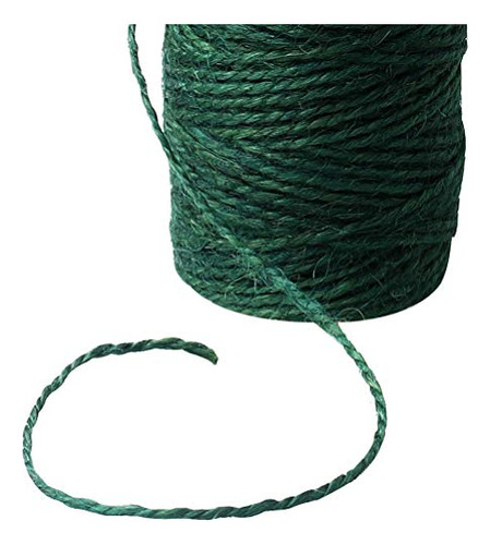 Twine De Jardín Verde 656 Pies, Cuerda De Yute Resistente