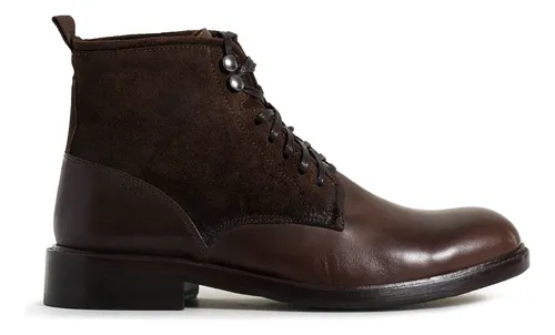 Botas Solar Para Hombre Combinación De Texturas 11 Vélez