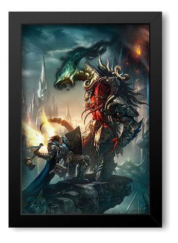 Quadro Decorativo World Of Warcraft 03 Mdf 30x20cm