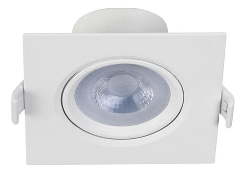 Spot De Embutir Quadrado Led 9w Luz Amarela Inspire 127/220V