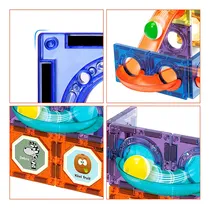 Comprar Bloques Construcción Magnéticos C\u002Fluces Pista Laberinto 110p