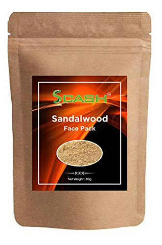 Scash 80 Gram Pure Sandalwood Powder For Face Mask Face Pack