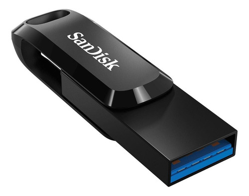 Imagen 4 de 4 de Memoria USB SanDisk Ultra Dual Drive Go 128GB 3.1 Gen 1 negro y plateado