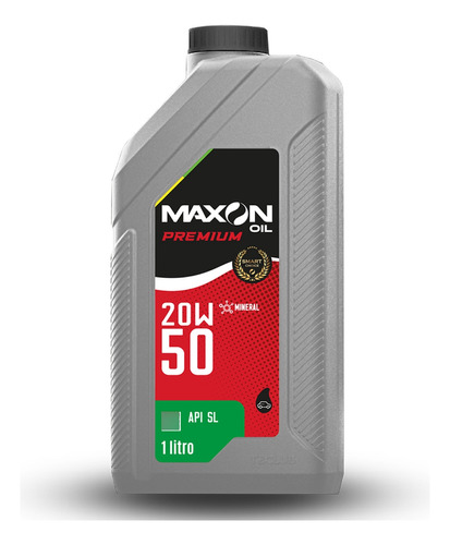 Óleo De Motor Maxon Premium 20w50 Api Sl Mineral