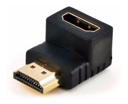 Adaptador Hdmi 90 Graus Em L Macho X Fêmea 1.4 P/ Tv Parede