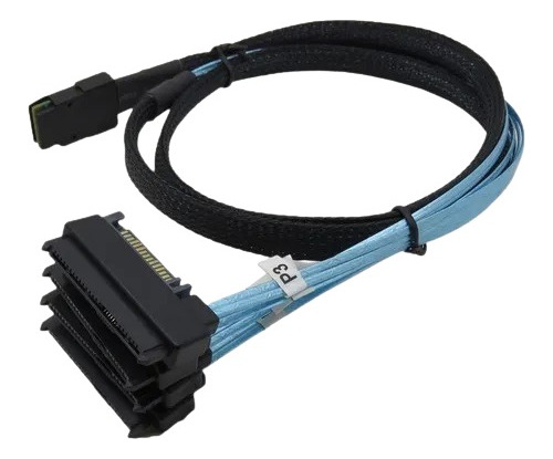 Cabo Controlador Mini Sas Sff-8087 Para 4 X Portas Sff-8482