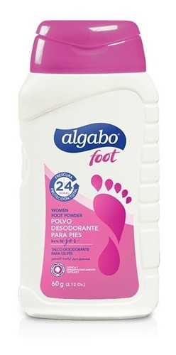 8 Talcos Para Pies Rosa Algabo 60 Gr ( Mayorista Z Sur )