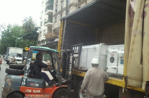 Imagen 9 de 10 de Fletes Camion Pala Hidráulica. Camiones Chasis De 14 Pallets