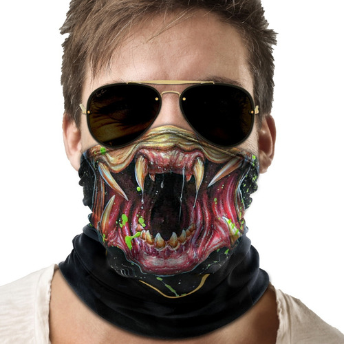 Bandana Balaclava Prepador Moto Ciclismo Pesca Metal 02