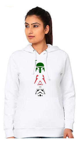 Polerón Canguro Hombre/mujer/niño 04 Cascos Star Wars