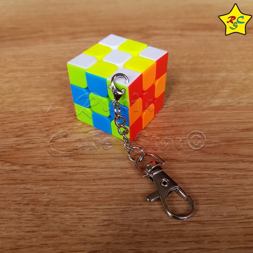 Giro Suave  ⭐ Llavero Cubo Rubik Mini SpeedCube 3x3x3  ⭐ Ligero 