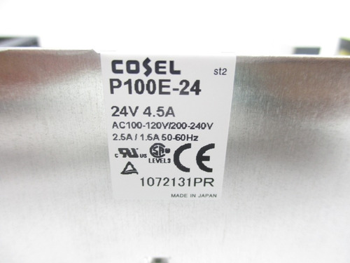 Cosel P100e-24 100-240vac 2.5/1.5a (as Pictured) Nsnp
