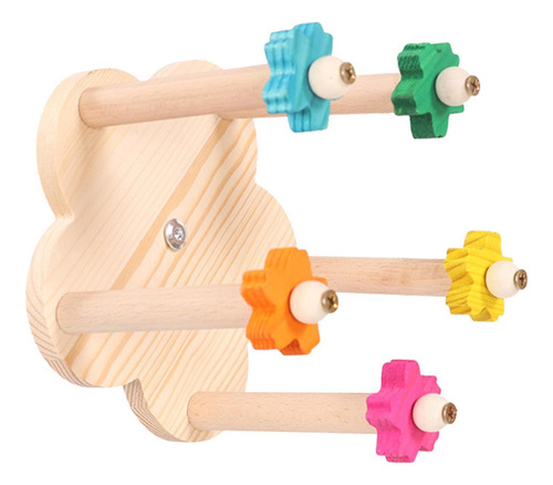 Juguete De Percha Giratoria Para Pájaros, Accesorio Para