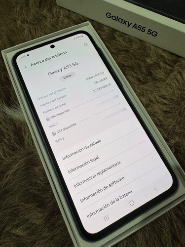 Samsung Galaxy A55 5g Dual Sim 128 Gb Azul Oscuro 8 Gb Ram Azul (Usado)