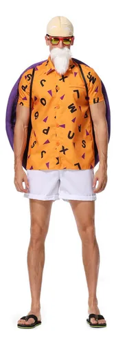 Disfraz Cosplay De Master Roshi De Dragon Ball Para Adultos
