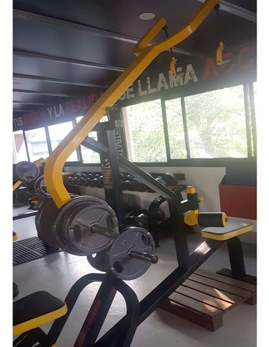 Dorsalera Brazo Pendular Oscilante Maquinas Gimnasio Genetic Estructura Amarillo