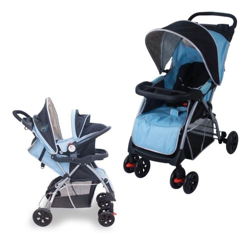 Kit Carrinho E Bebê Conforto Smart Baby Style Travel System