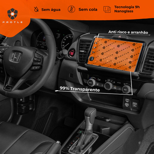 Película Antirrisco Multimídia Honda City Ex 22 23 2024 2025