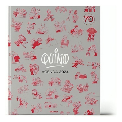 Agenda Quino 2024 Ecuadernada Gris /898