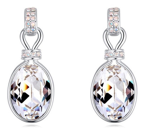 Aretes Con Cristales, Amor De Cristal Ac15-254