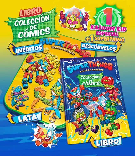 Libro Del Coleccionista De Comics Superthings Neon, De Ediba. Editorial Ediba Europa Eon, S.l., Tapa Dura En Español