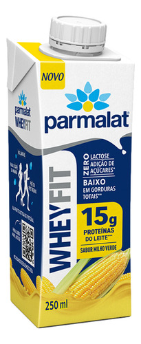 Bebida Láctea Milho Verde Parmalat Wheyfit 250ml