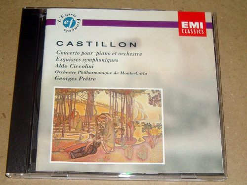 Castillon Concerto Pour Piano Et Orchestre Pretre Cd / Kkt