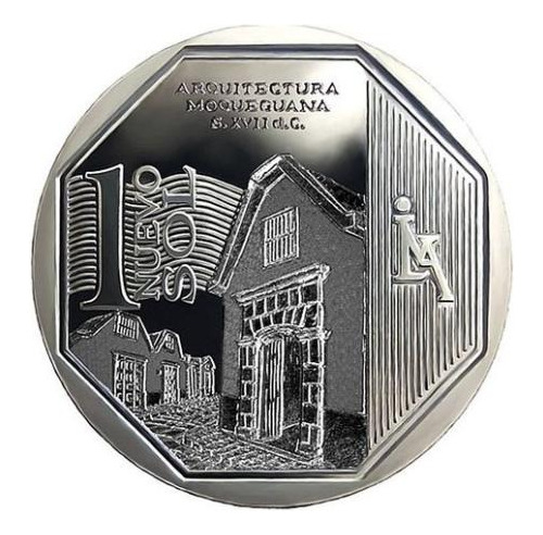 Moneda De 1 Sol Arquitectura Moqueguana 2015