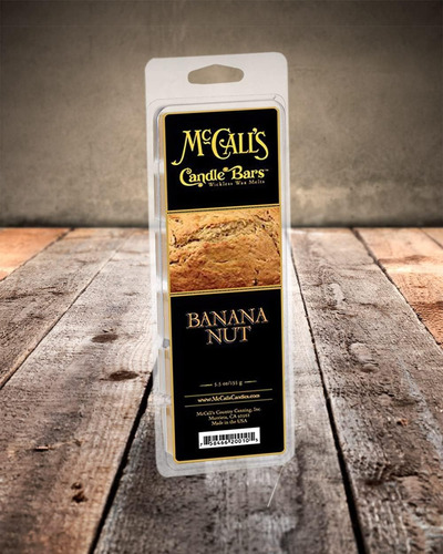 Mccalls - Barras De Velas | Pan De Nuez De Plátano | 5.5 Oz