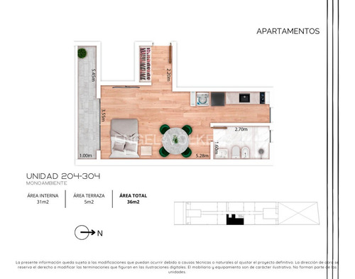 Monoambiente En Pozo En Malvin Cercano A Rambla Id 6187