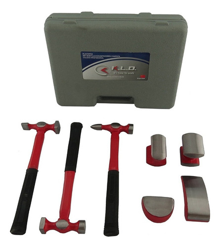 Kit Set Chapista Kld Martillos Aguantadores Maleta Kld375pro