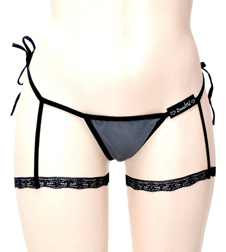 Paq De 5 Tangas Hilo Amarre Lateral Arnés Pierna Tan009 Surt Varios Amarre Lateral Xch-3xg