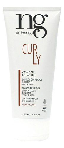 Ativador De Cachos Leave-in Curly Ng De France 200ml