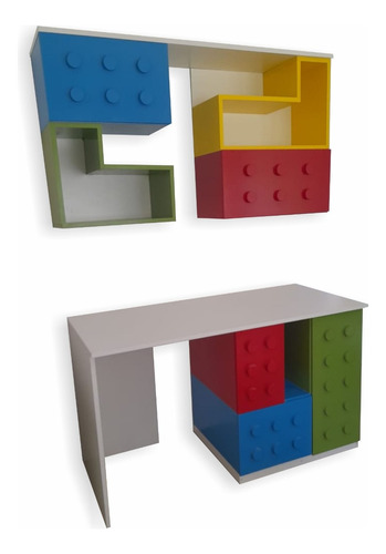 Mueble Escritorio Infantil Tematico / Cajones Y Puertas!!!!