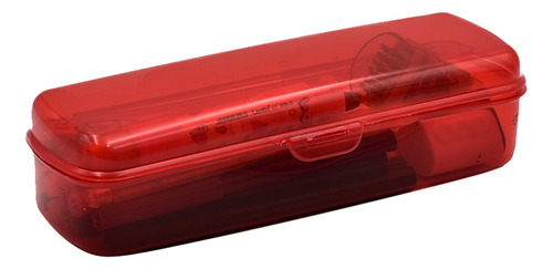Estuche Lapicera Escolar 1 Pieza Color Rojo Estuche Lapicera Escolar 1 Piezas