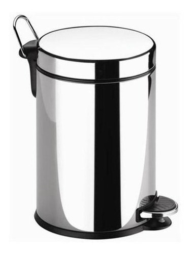 Taumm Basurero Ac.inox. Con Pedal Y Balde Interior 3lts