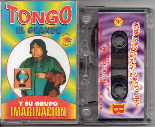 Tongo El Grande Y Su Grupo Imaginacion Cassette Ricewithduck