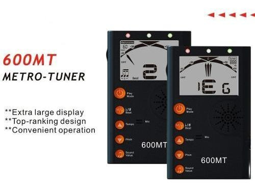 Afinador Cromático Y Metronomo Parquer Guitarra Bajo Ukelele