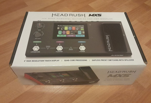 Pedalera Multiefecto Headrush Mx5 Negro (Usado)